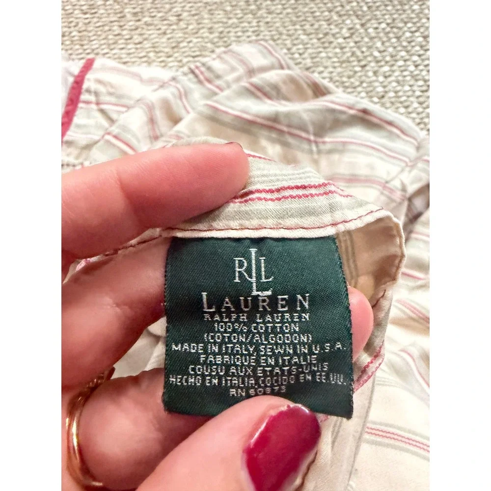 Lauren Ralph Lauren desert plains vintage king sheet set. Flat, fitted sheets